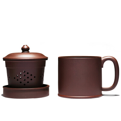 

[Jingdong Supermarket] Chisun Church Purple Cup Cup Kung Fu Tea Set Office Cup Tea Set Collection Handmade Cup Four-piece Cabinet Cup 500ml