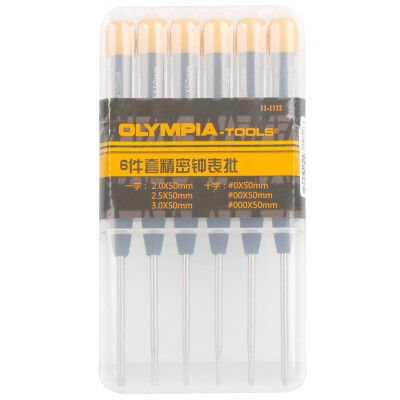 

OLYMPIA 11-1112 6-piece precision clock batch precision screwdriver set watch repair kit