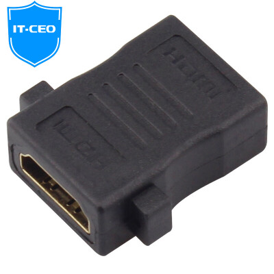 

IT-CEO V7XF03 HDMI revolution HDMI female HDMI female to HDMI rotary connector Standard high-definition signal cable extension angle 90 degrees black