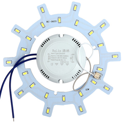 

Jingdong supermarket Lorraine ROlin LED light plate modified version of the replacement of the ceiling lamp energy-saving light strip patch 12W white 6500K