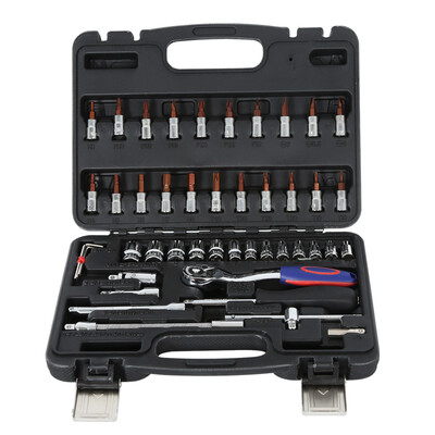 

WORKPRO W003028N Socket Set Multi-function Ratchet Wrench Tool Set 108 Piece Set Service Tools