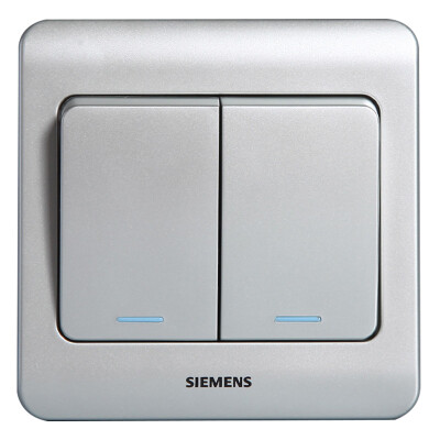 

Siemens (SIEMENS) 5TA01191CC122 three open dual control vision with fluorescent switch socket (color silver