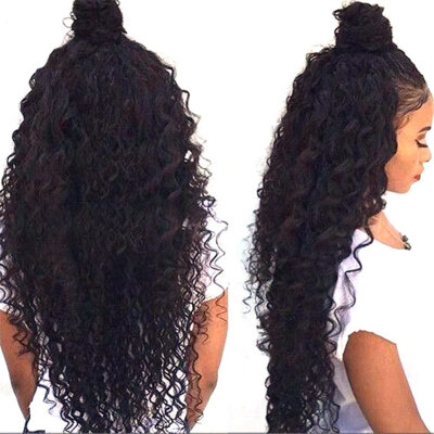 

Glueless Full Lace Curly Wigs For Black Women Natural Brazilian Human Hair Wigs