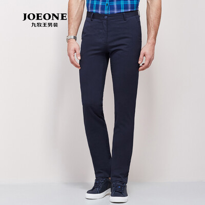 

JOEONE mens casual pants middle-aged business casual pants JB172152T Navy 8