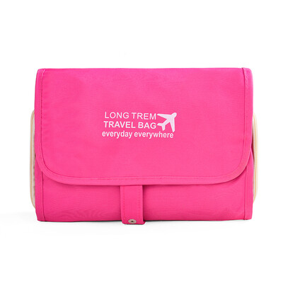 

Space workshop portable wash bag waterproof multi-function digital data cable cosmetic bag travel storage bag KF5035 pink