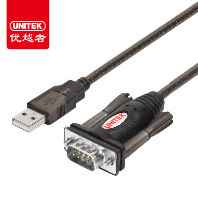 

(UNITEK) для последовательных 3-х метров DB9-контактный адаптер COM-порта USB-коммутатор rs232 последовательный порт мужской конвертер кассовый аппарат этикетка принтер последовательная линия Y-105E