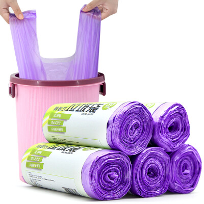 

Ita vest garbage bag large thickening 50cm 60cm 30 5 rolls