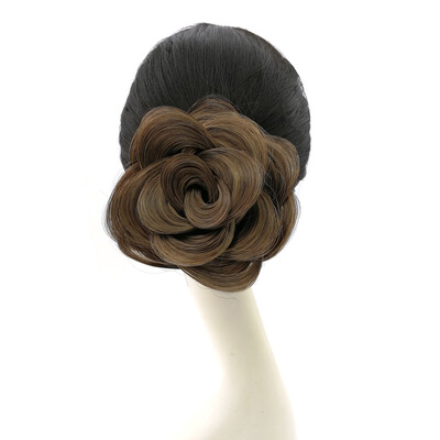 

Brazilian Wigs Human Hair Handcrafted Braided Chignon Wigs For Women F03