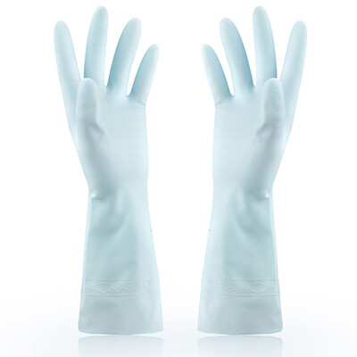 

Accor high kitchen durable thickened household chores tea tree oil washing gloves YG-Q138