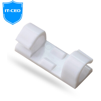 

IT-CEO self-adhesive fixed line clip clip buckle line card sub-line device wirewheel fixed line with a fixed seat tie line with 3M adhesive tape white 20 X2FX-8
