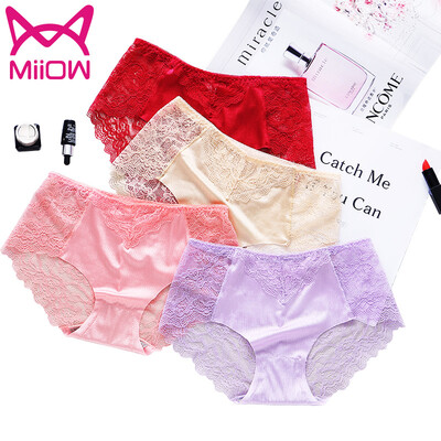 

Cat 4 ladies underwear full lace female underwear bag buttocks taste female underwear traces of women&39s shorts 4 color suit M