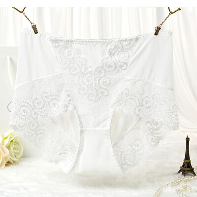 

Women Sexy Panties Lace Seamless king size Underwear Full transparency sexy Hollow taste Pants