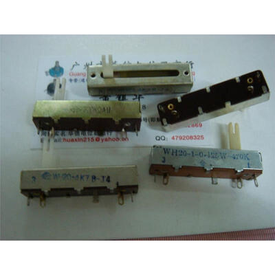 

WH20-1-0.125W 4.7K 10K 47K 100K 220K 470K potentiometer fader