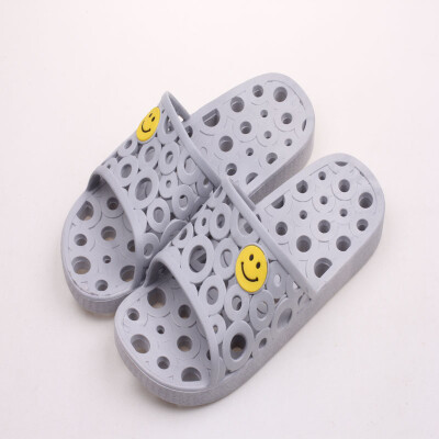 

Jingdong supermarket] love home couple bathroom slippers home floor slippers male gray 41/42 yards LJ8601