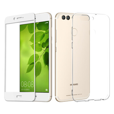 

[Отправить] ESCASE полноэкранным стали пленка Huawei nova2 телефон оболочки защитный чехол / все включено прозрачной мягкой оболочки падение качества сопротивления