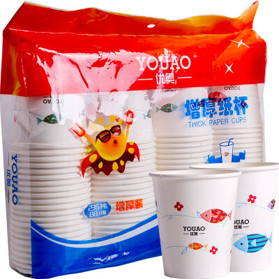 

YOUAO (YOUAO) Jane Thicker cup cup disposable cup 235ml 88 only installed UZB-H88