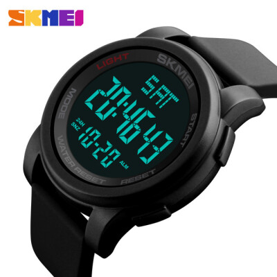 

SKMEI Men Sports Watches Double Time Countdown Military Watch 50M Waterproof Digital Wristwatches Clock Relogio Masculino 1257