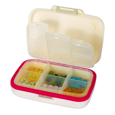 

EKOA Portable Air-tight Pill Case Ivory White