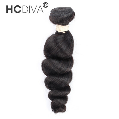 

HCDIVA Hair Weaving Unprocessed Brazilian Hair Weave Bundles Loose Wave Virgin Hair Full Health Brazilian Virgin Hair 1 Bundle