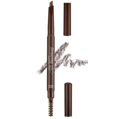 

Yuti House ETUDE HOUSE eye color natural eyebrow pencil 026g 01 tea brown double head waterproof anti-sweat anti-blooming