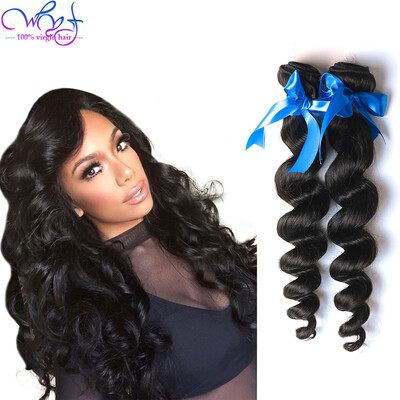 

WYF awesome 8A Brazilian Virgin Hair Loose Wave 3 Bundles Brazilian Loose Wave Human Hair Extension Natural Color for Black Women