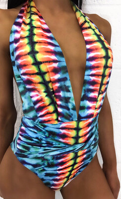 

CANISWomens One-Piece Swimsuit Bandage Bikini Push-up Padded Bra Bathing Swimwear