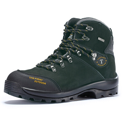 

TFO mountaineering shoes lightweight composite damping breathable comfortable high hiking shoes 824716 female models deep army green 38