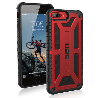 

UAG iPhone7 Plus (5,5 дюйма) падение сопротивления Mobile Shell чехол для Apple, iPhone7 Plus / iPhone6s Plus Premier Series Premier Red
