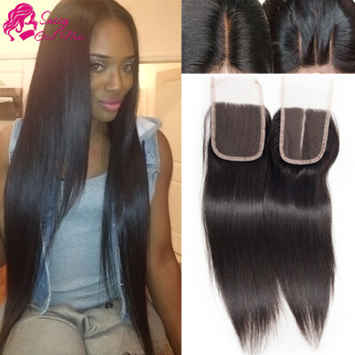 

Brazilian Straight Closure Piece Free Part Closure 44 Lace Closures Cheap Virgin Closures