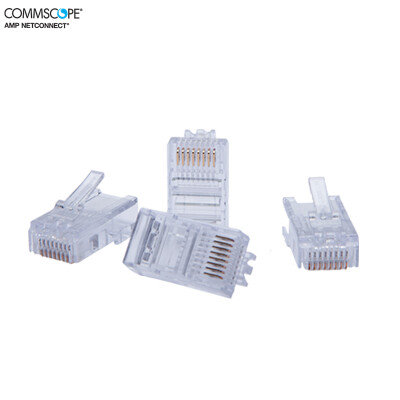 

CommScope 8-554720-3 original ultra-five network crystal head RJ45 100 a pack the original Amp brand