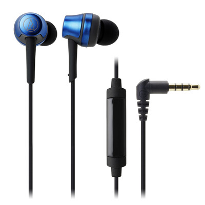 

Iron-Technica ATH-CKR50IS Wire-controlled ear-ear HIFI headphones Blue