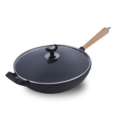 

Yi Luxuries 30cm Casting iron panApply To Fire And Induction Cookers