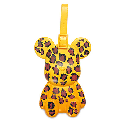 

Violent Bear (POPOBE) 5-inch bear Aberdeen travel card creative cartoon cartoon characters ornaments ornaments ornaments puzzle toys doll dolls travel suitcase listed tag leopard