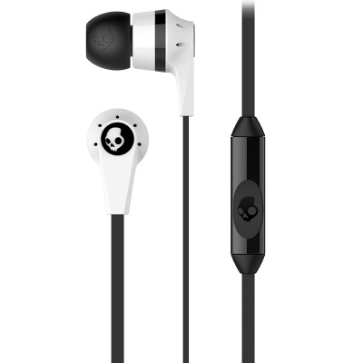 

Череп (Skullcandy) INKD 2,0 IN-EAR S2IKFY-074 вызывает мобильный телефон гарнитуры жильный кабель белый