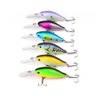 

1PC Aritificial Ocean Sea Fishing Lure Bait 6colors 7cm/16.46g fishing tackle