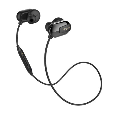 

Macaw T50 Wireless Sports Stereo In-Ear Curtain Music Bluetooth Headset Bluetooth 41 Universal Mysterious Black