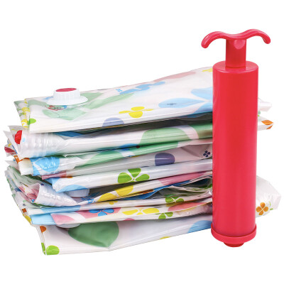 

Jingdong Supermarket] 100 Yi special compression bag vacuum storage bag 10 sets (3 large 2 3 small 2 hand roll) 9 silk gift hand pump 6026