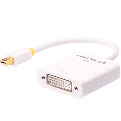 

Shanze (SAMZHE) ZJX-140 Mini DP Displayport к DVI конвертер мини передачи молнии кабель интерфейсу для доступа к телевизионному белому MacBook