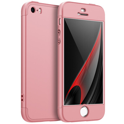 

GANGXUN iPhone se Case 360 Full Protection Ultra Slim Hard PC Protective Cover for iPhone 5S