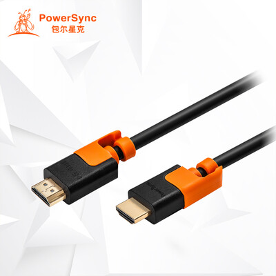 

(PowerSync) H2GAR0100 Кабель HDMI высокой четкости 3D версия высокой четкости 2.0 анти-качающийся изгиб компьютер подключение ТВ-линия черный 10 метров