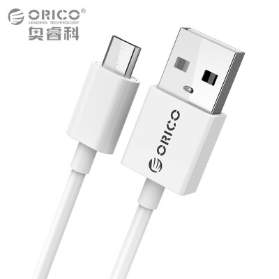 

ORICO (ORICO) ADC-20 Micro USB Android phone charging cable 3A load core support oppo / Huawei / millet / Samsung 2 m white