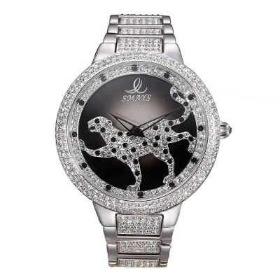 

Women's Watch Personality Glaring Quartz watch With A Steel watchband