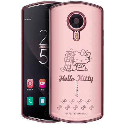 

Excellent Hello Kitty series Mito T8 phone shell protective cover plating thin&light drop soft shell butterfly control
