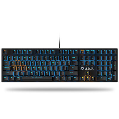 

Dareu 108Key Alloy Gaming Mechanical Keyboard Cherry Axis Single BacklitBlue Axis