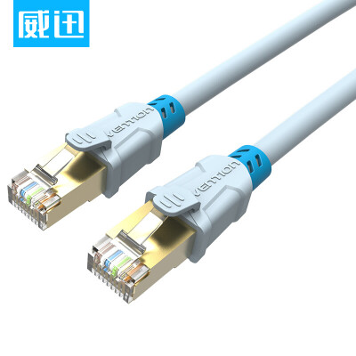 

WDC VENTION Six types of network cable Cat6 Category 6 shielded jumper network cable 20 meters blue VAP-A06-S2000