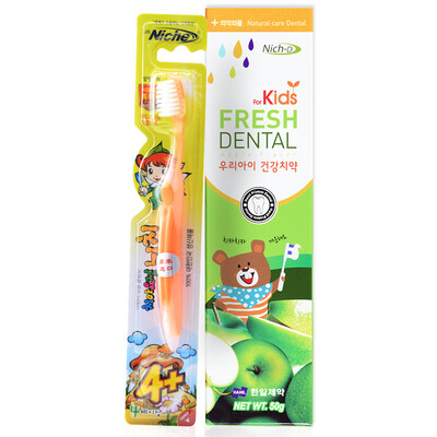 

Niche Korea imported children&39s care sets children&39s silk brush children&39s toothpaste 50g