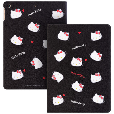 

Excellent Hello Kitty series new iPad 9.7 inch case / cartoon protection shell intelligent sleep leather gloves sweetheart