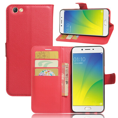 

GANGXUN Oppo F3 Plus Кожаный чехол из высококачественной кожи Кожаный чехол Kickstand Anti-shock Кошелек для Oppo R9s Plus