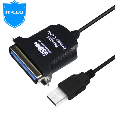 

IT-CEO V08128 USB to IEEE1284 Parallel Print Line / Adapter CN36 Pin Old Printer Data Cable Black