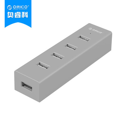 

ORICO H4013-U2-03 Мини-4-портовый USB-концентратор HUB-концентратор Apple Notebook / Tablet PC для 0,3 м Серый